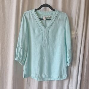 Joie Aqua V-Neck Blouse